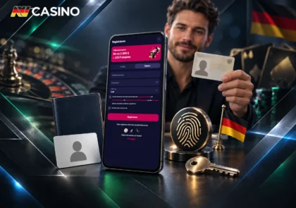 Anmeldung mit Zugangsdaten oder Biometrie und Kontoprüfung